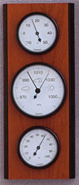 ACGrade Barometro, termometro igrometro, 3 in 1 barometri per la parete di  casa, barometro, stazione meteo per interni ed esterni